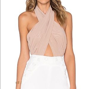 MISHA COLLECTION Nude Bodysuit